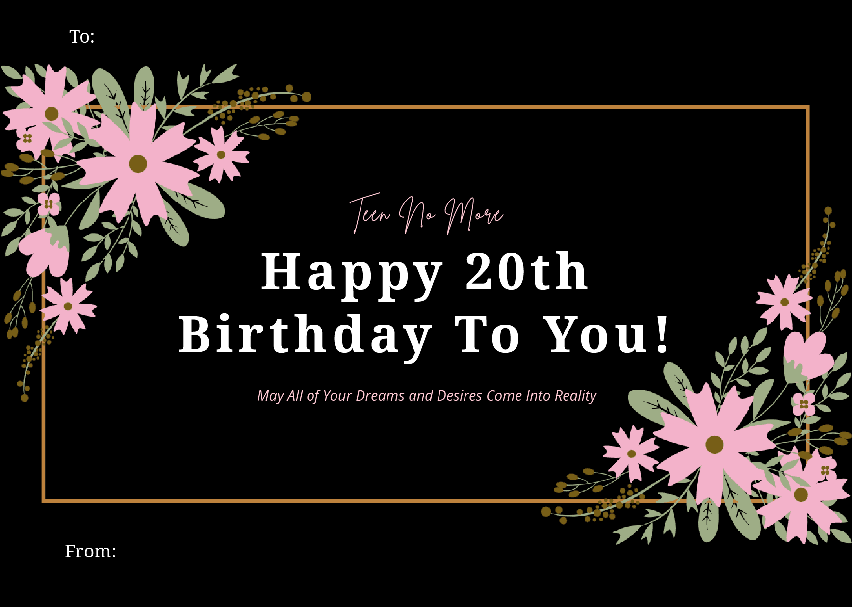 Happy Birthday Greeting Card Template Infoupdate