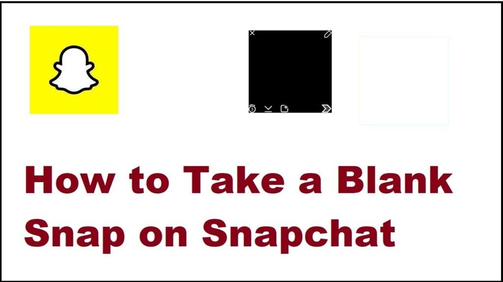 How To Send A Blank Snap On Snapchat YouTube