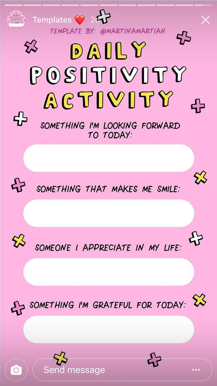 Blank Instagram Story Templates