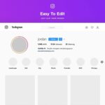Instagram Web Profile Template Free Download Instagram Profile