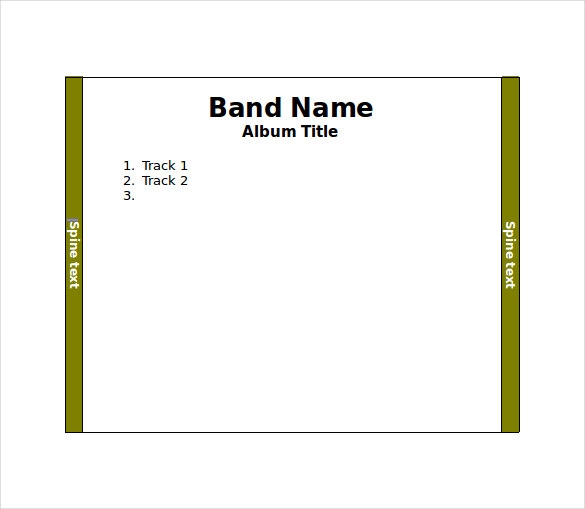 Blank Cd Jewel Case Templates