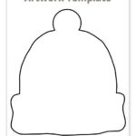 Kids Winter Hat Art Project With DIY Pom Poms Winter Mitten Template