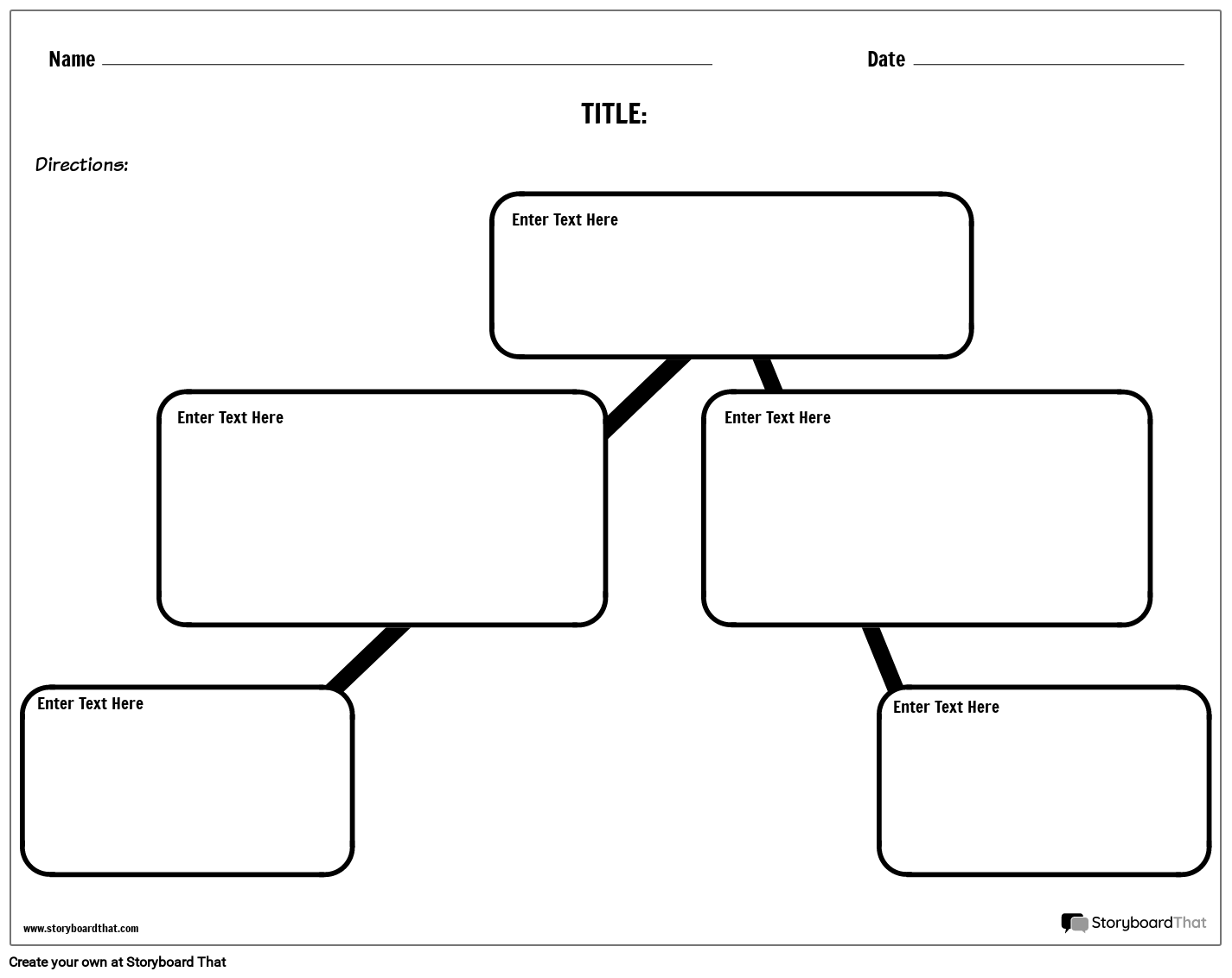 Blank Food Web Templates