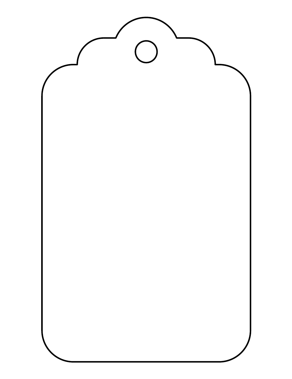 Large Gift Tag Template