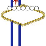 Las Vegas Neon Blank Las Vegas Neon Sign Isolated Over White