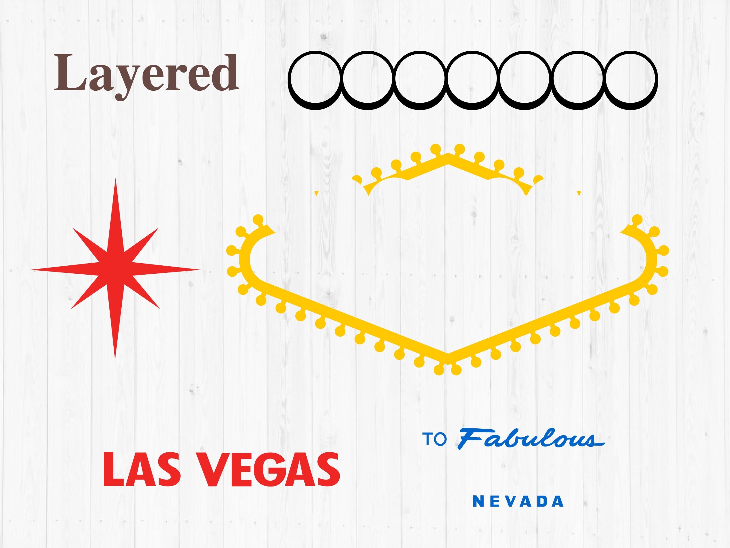 Las Vegas Sign SVG