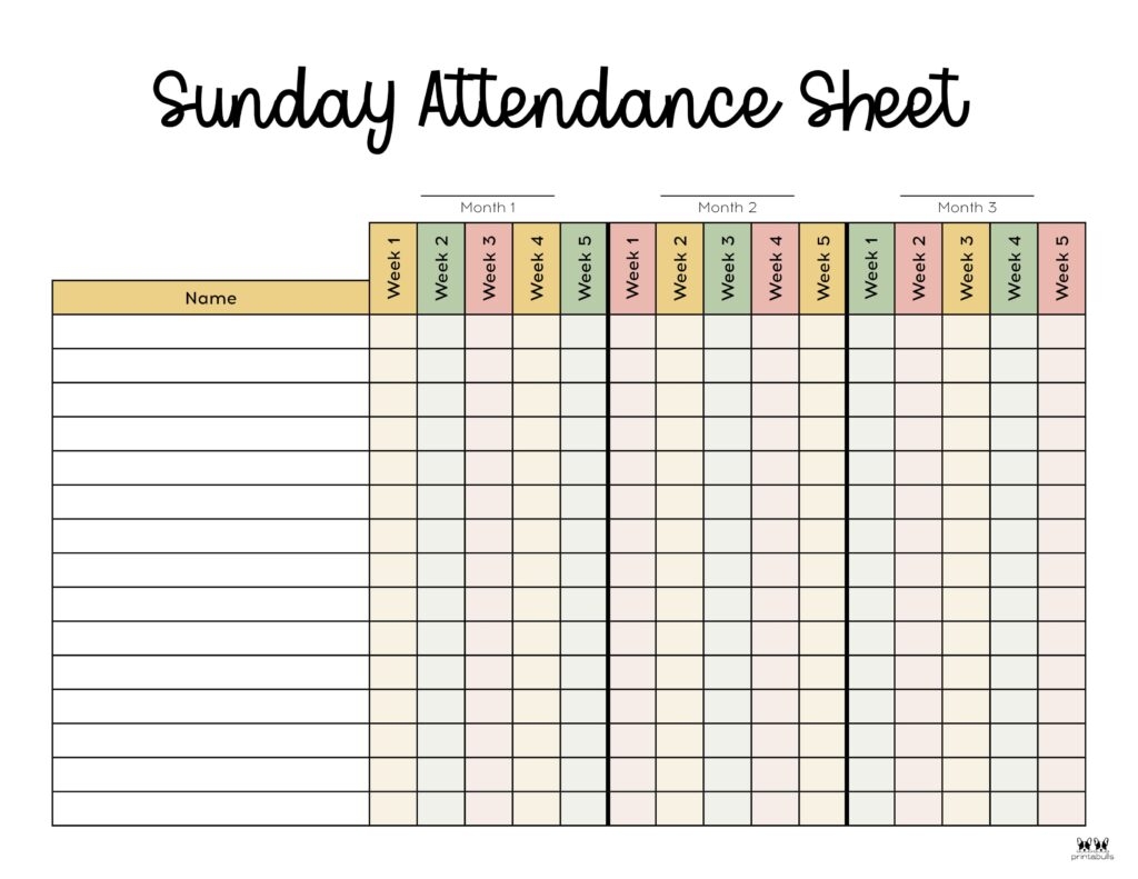 Blank Football Team Sheet Templates
