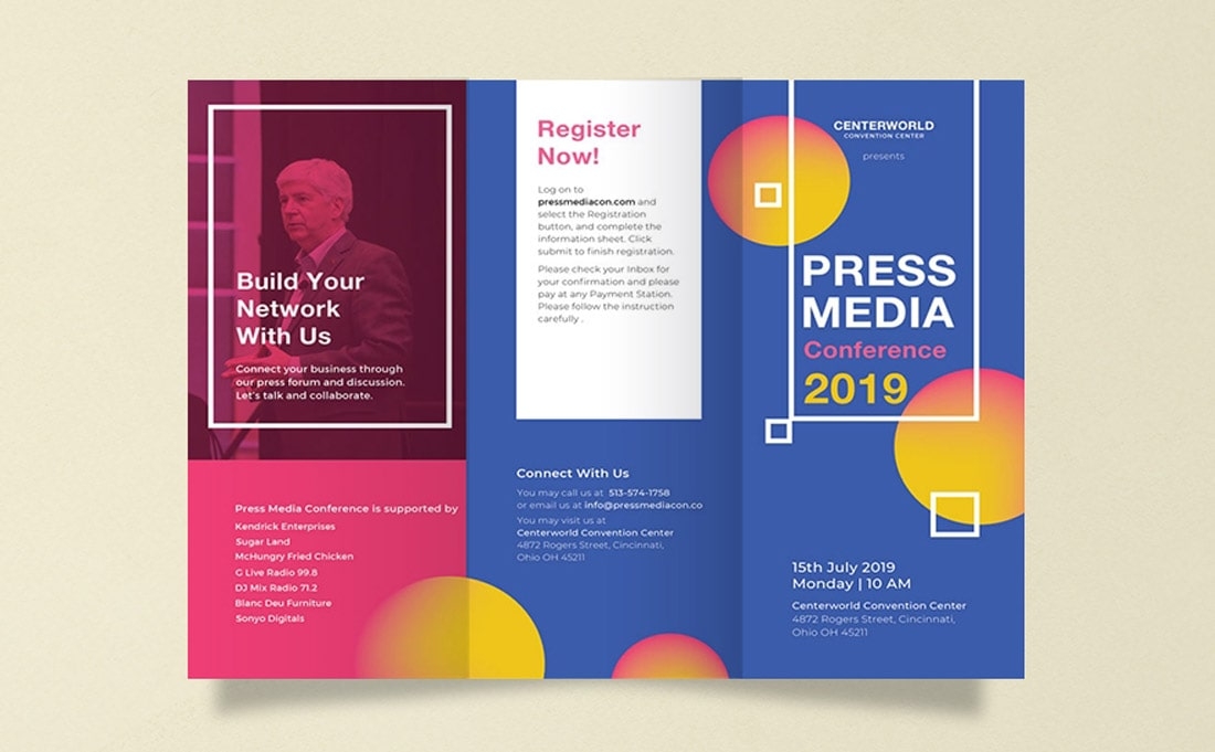 Blank Brochure Templates Word