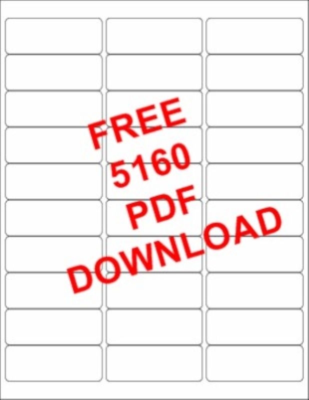 Microsoft Word Label Templates Avery 5160 Avery Address Labels