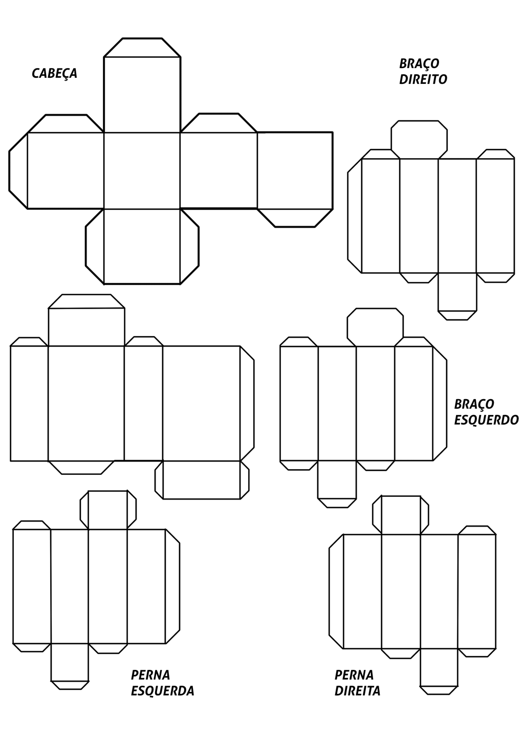 Minecraft Papercraf Blank By Alinelopes On DeviantArt