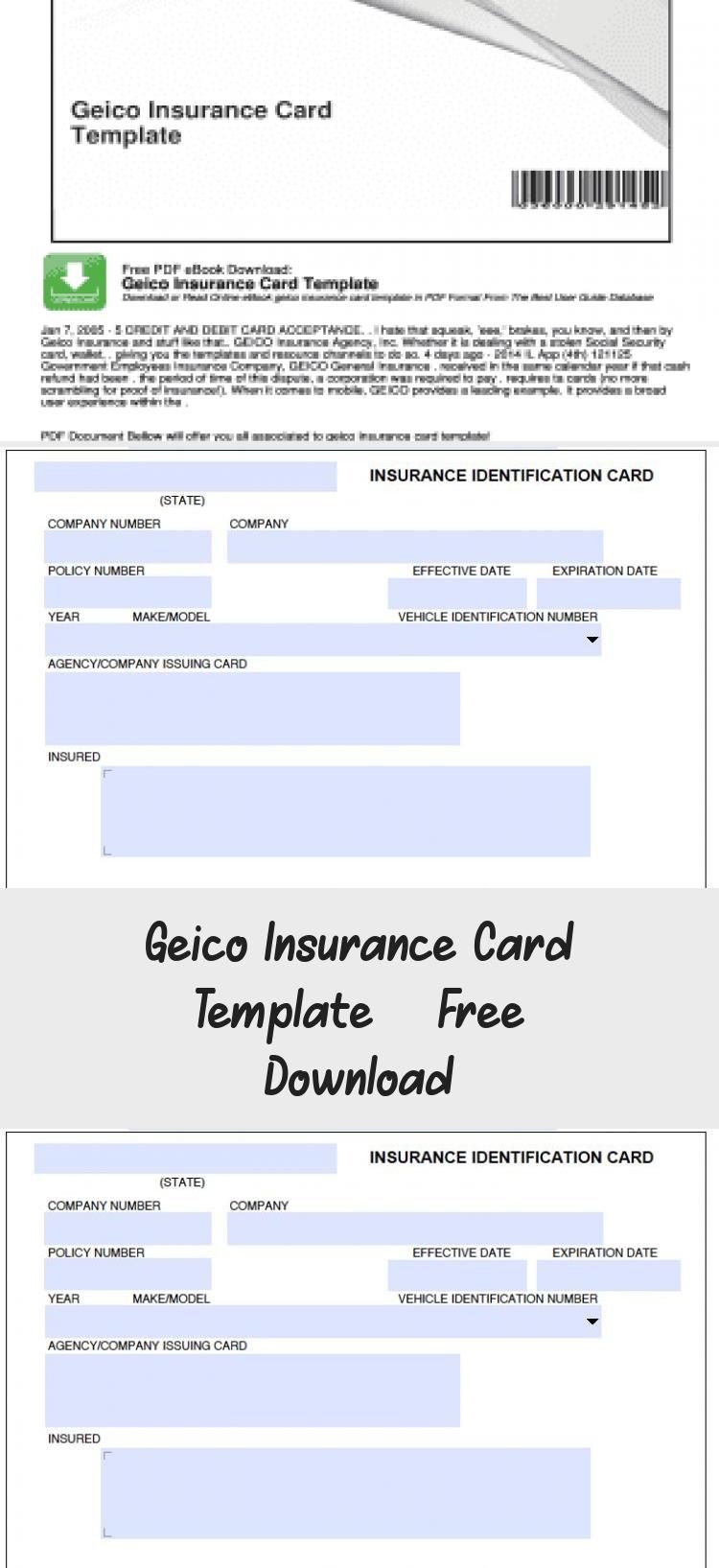 Missouri Insurance Card Template Your Daily Printable Vrogue Co