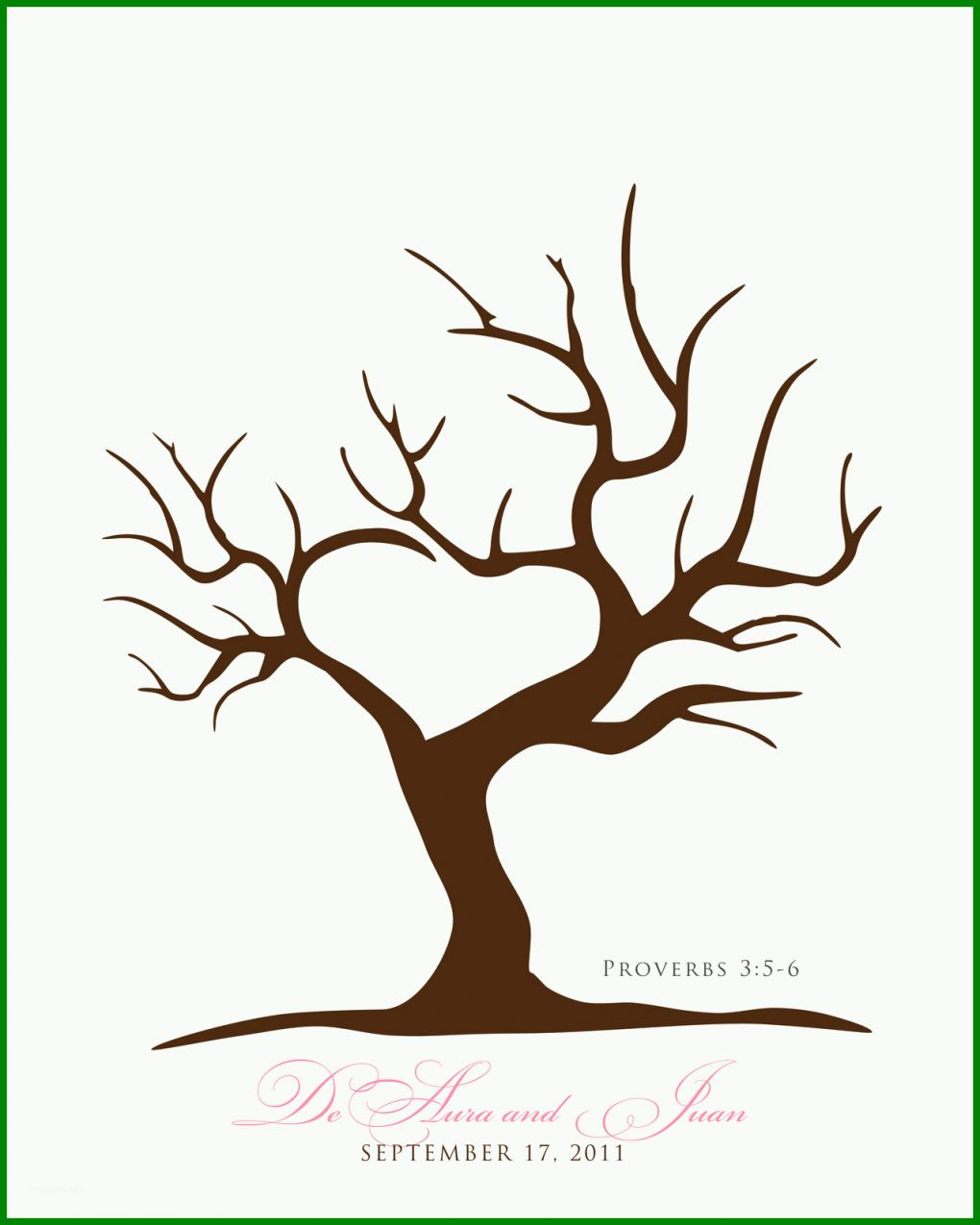Blank Fingerprint Tree Templates