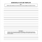Movie Screenplay Template HQ Printable Documents