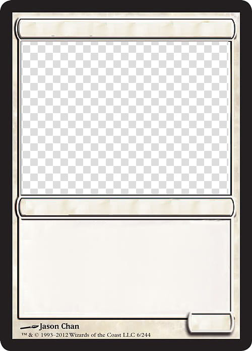 Blank Magic The Gathering Card Templates