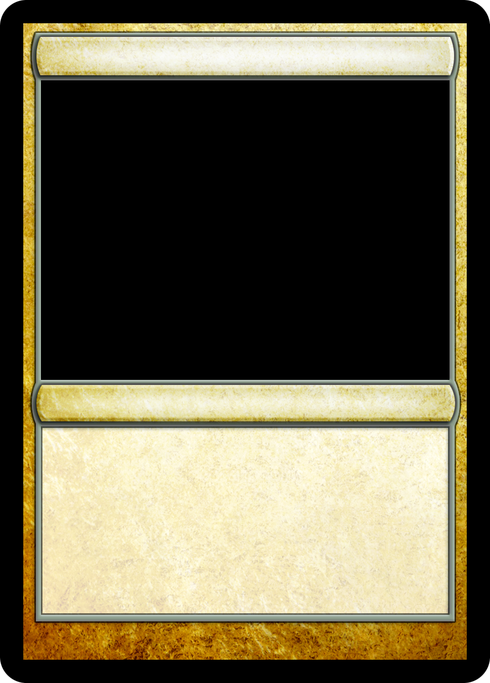 MTG Multicolor NonCreature Template Trading Card Template Magic The