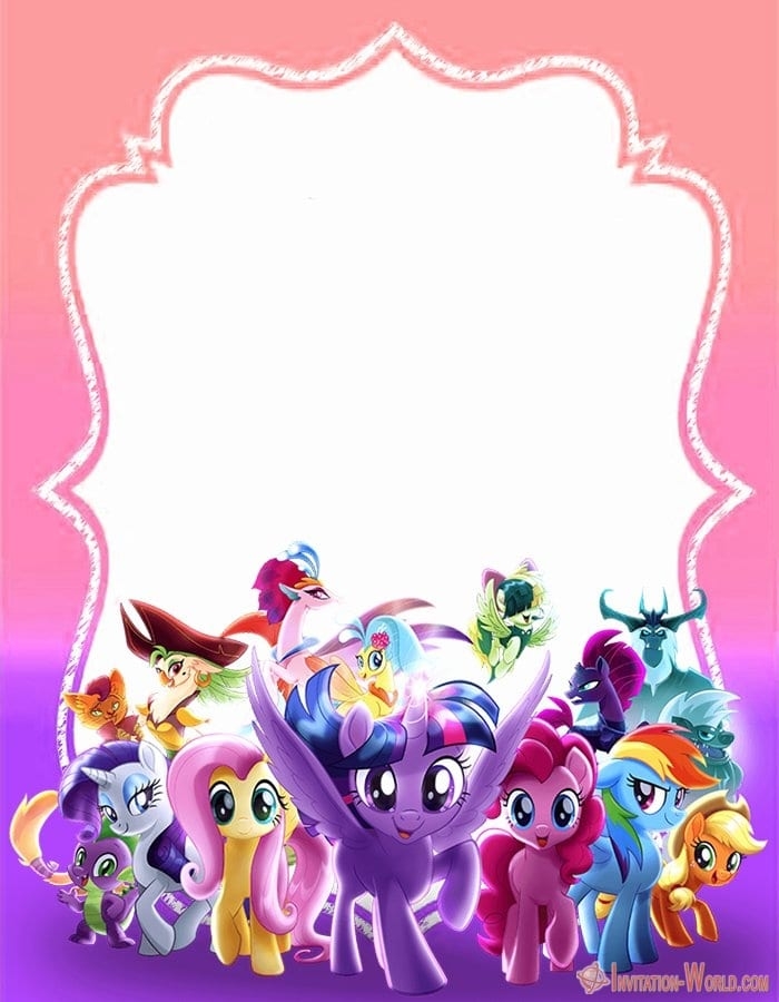 Blank My Little Pony Templates