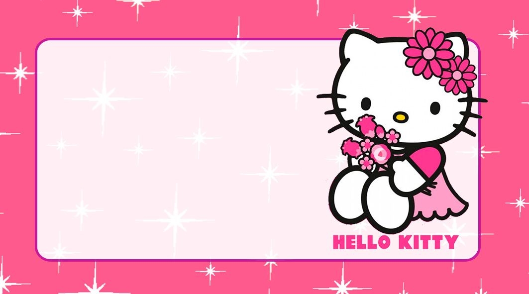 Name Tag Templates Label Templates Hello Kitty School Name Tag For