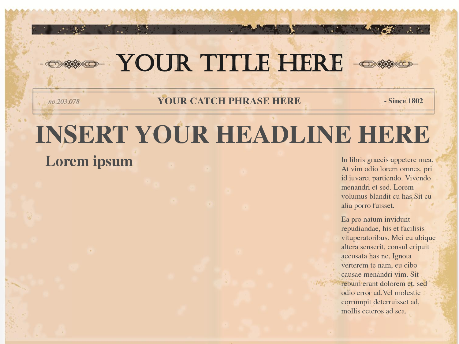 Background Blank Old Newspaper Templates