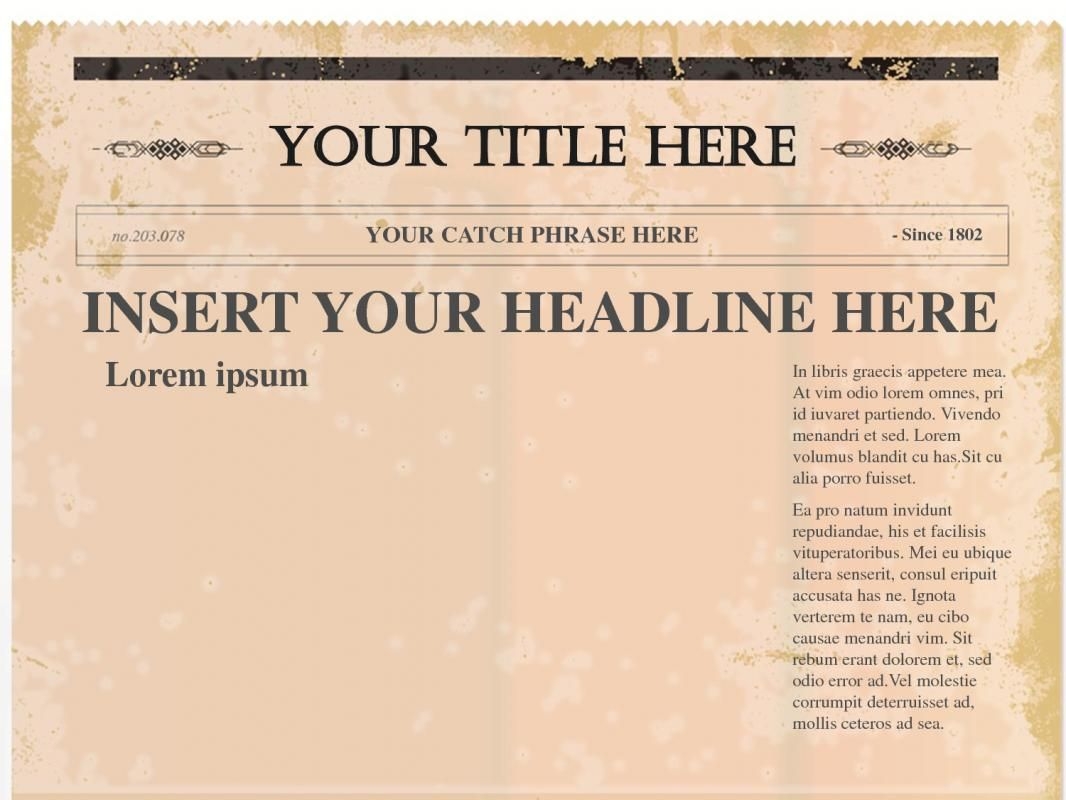 Newspaper Template Word Blank Newspaper Writing Template Newspaper