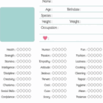 Oc Info Chart Blank Template Imgflip