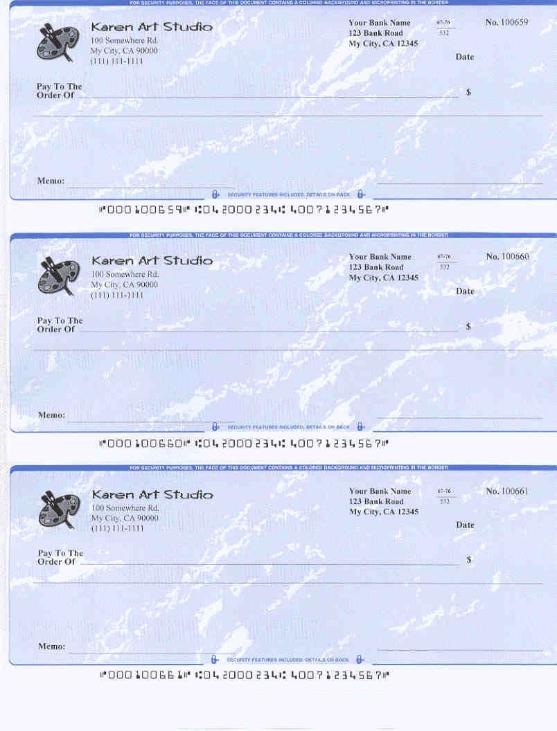 Fillable Blank Check Templates
