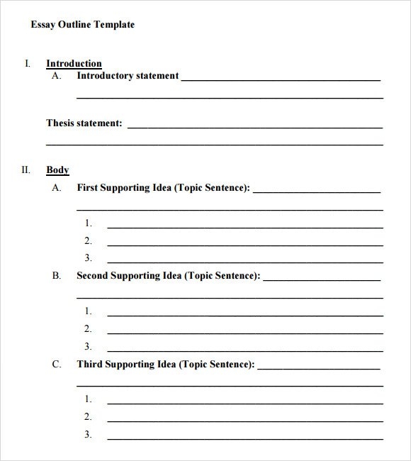 Outlining A Paragraph Worksheets