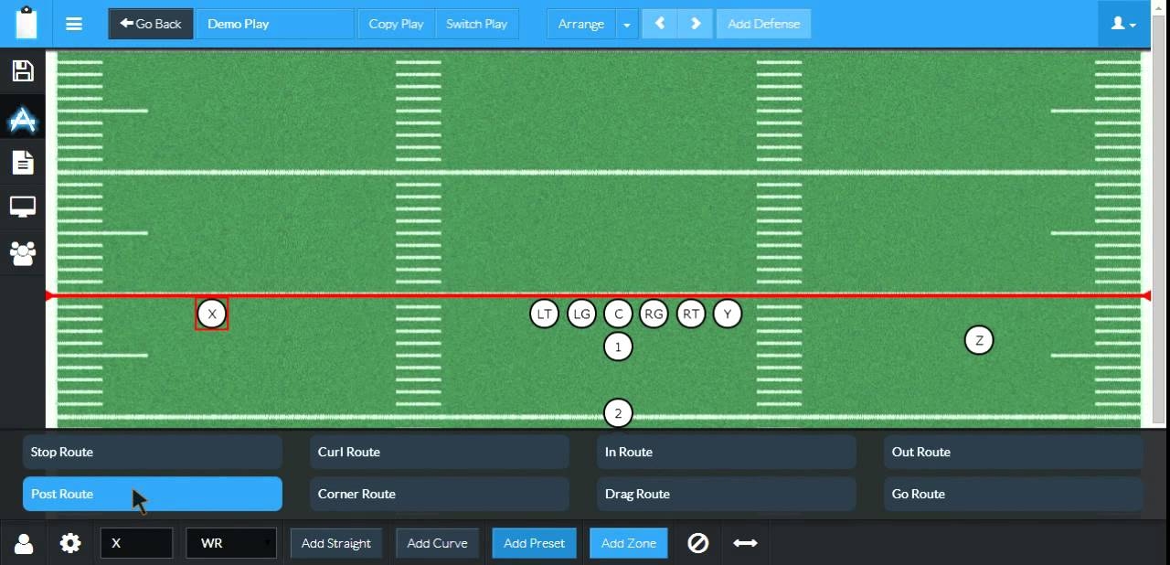 Overview Of Football Playbook Designer YouTube