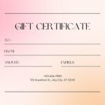 Page 2 Free Printable Gift Certificate Templates To Customize