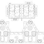 Paper Gingerbread House Template Included Gingerbread House