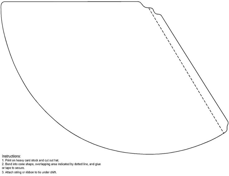 Party Hat Template Free To Use Chapeau