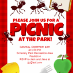 Picnic Party Printable Invitation Customize Add Text And Photos