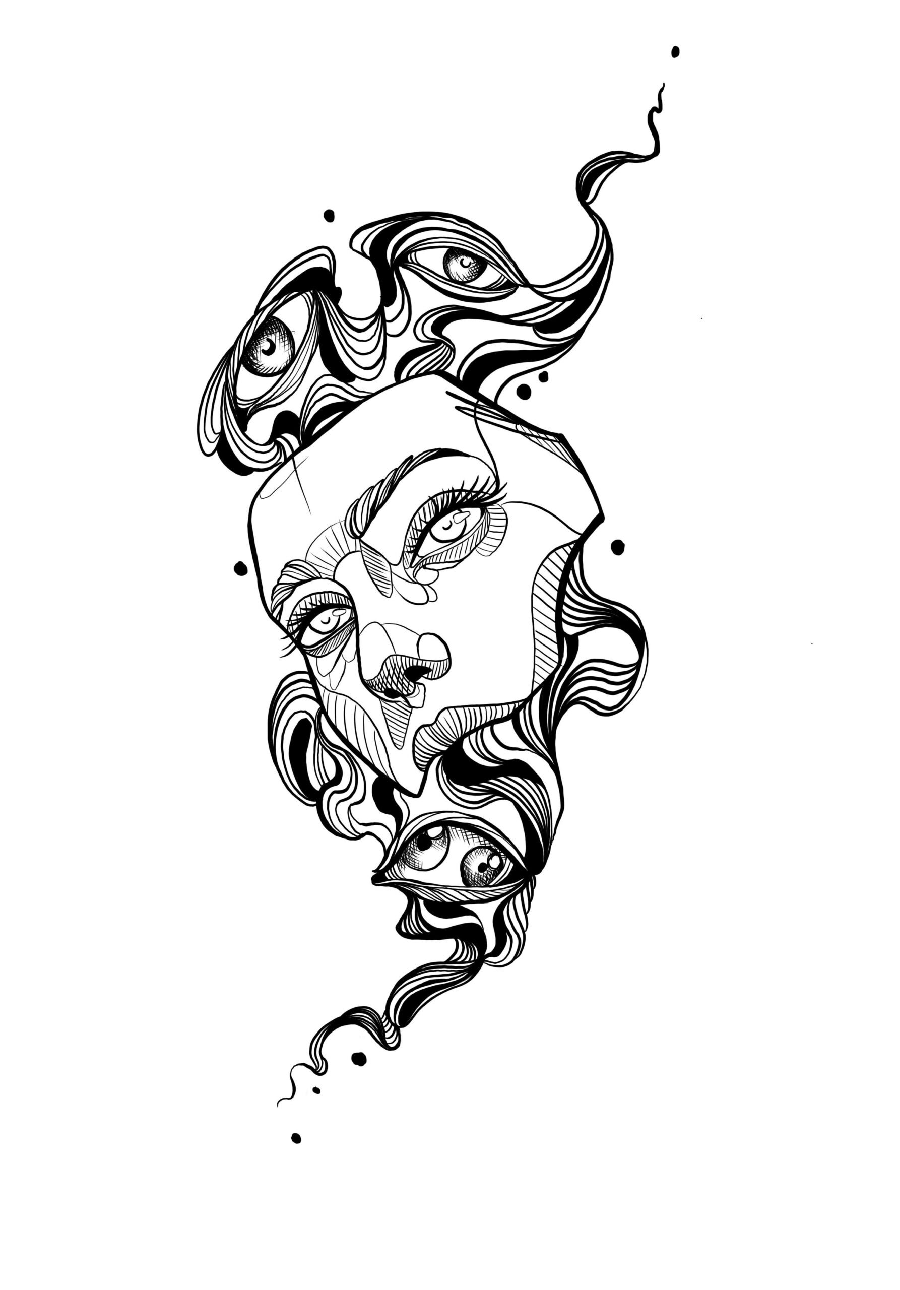Blank Back Tattoo Templates