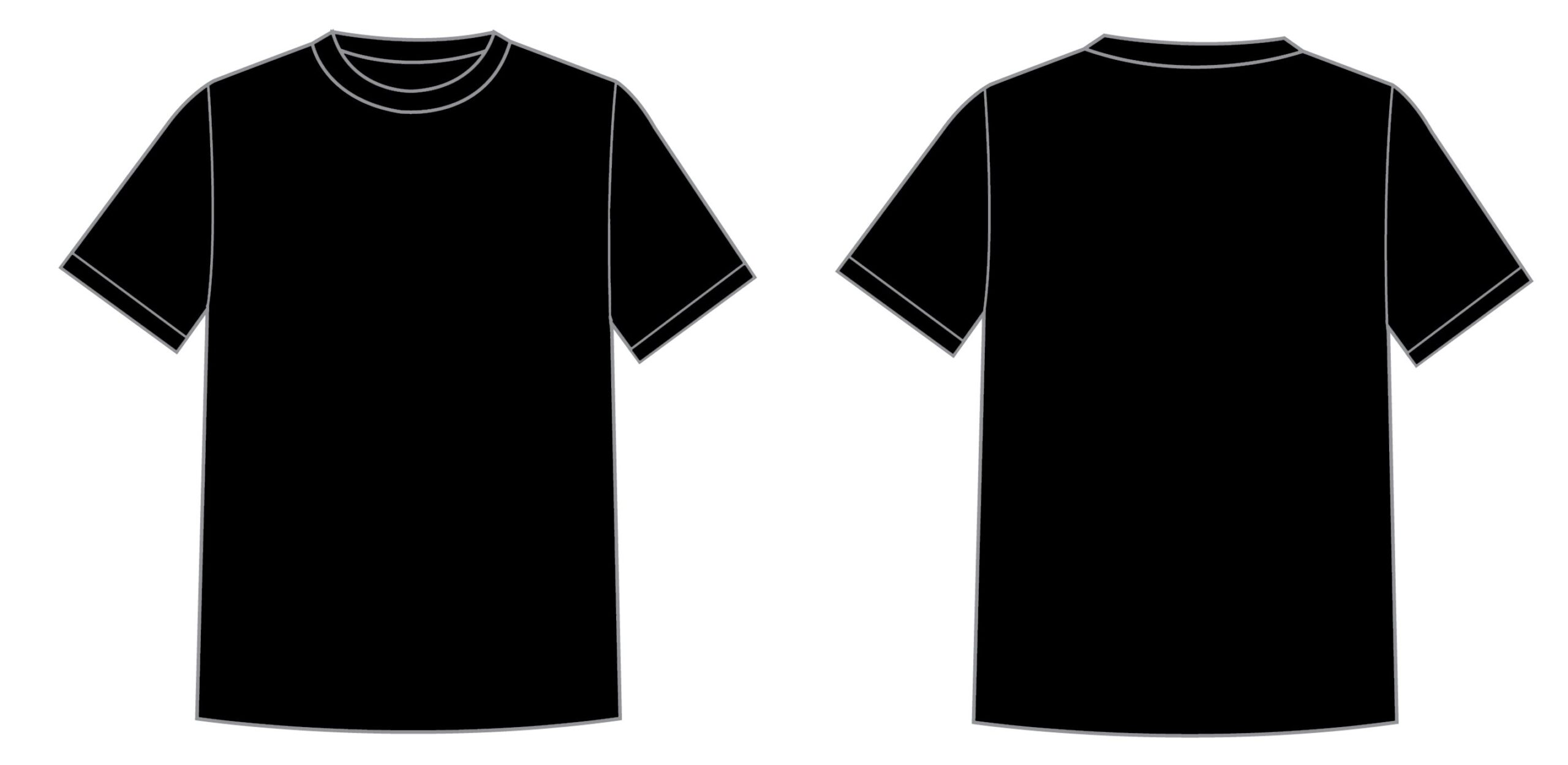 Plain Black T Shirt T Shirt Design Template Hoodie Template