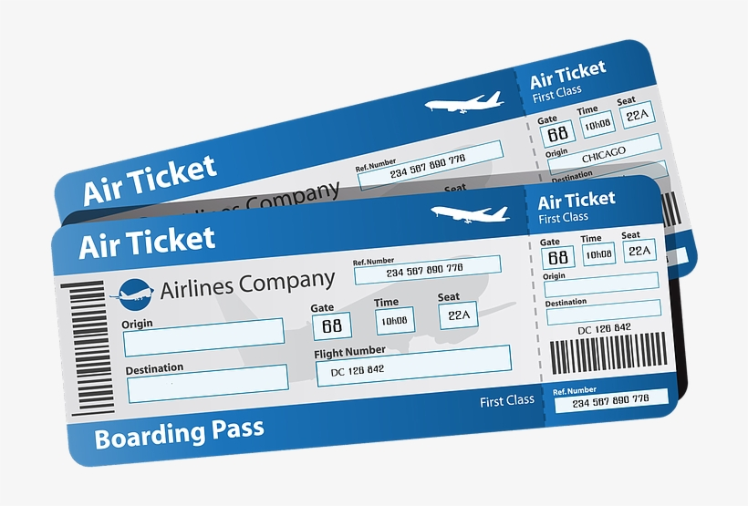 Blank Plane Ticket Templates