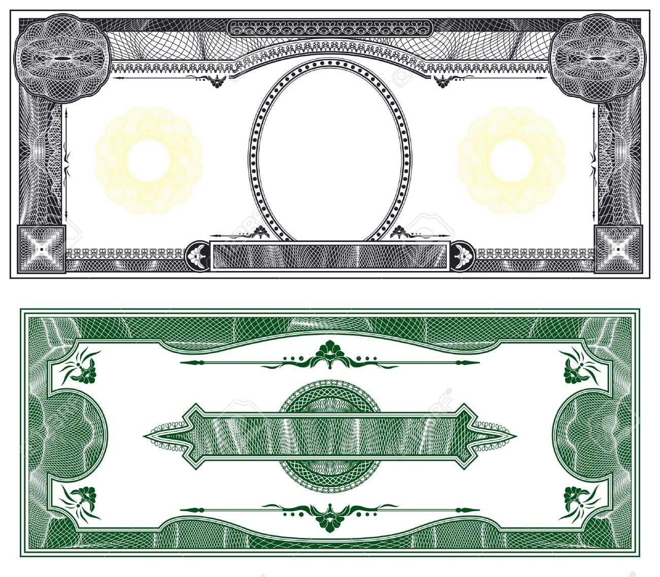 Plantillas De Billetes Para Editar Image To U