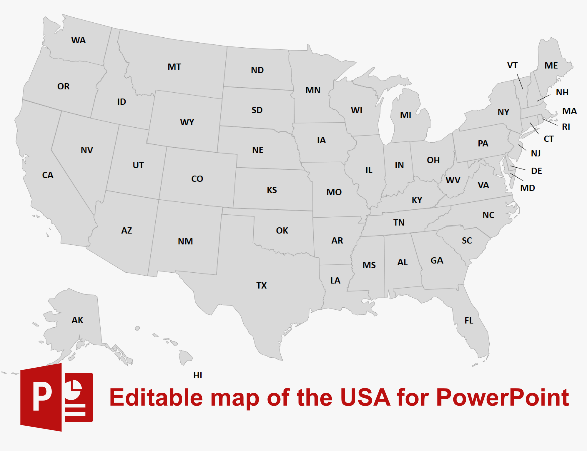 Powerpoint Map Templates