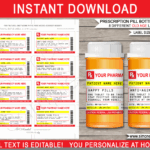 Prescription Labels Template Great Professional Template Design