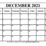 Print December Calendar 2021 Calendar Printables Free Blank