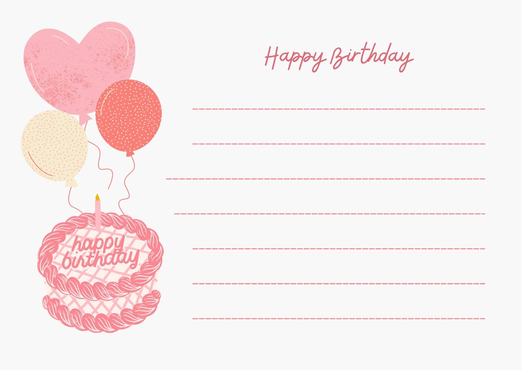 Printable Birthday Card