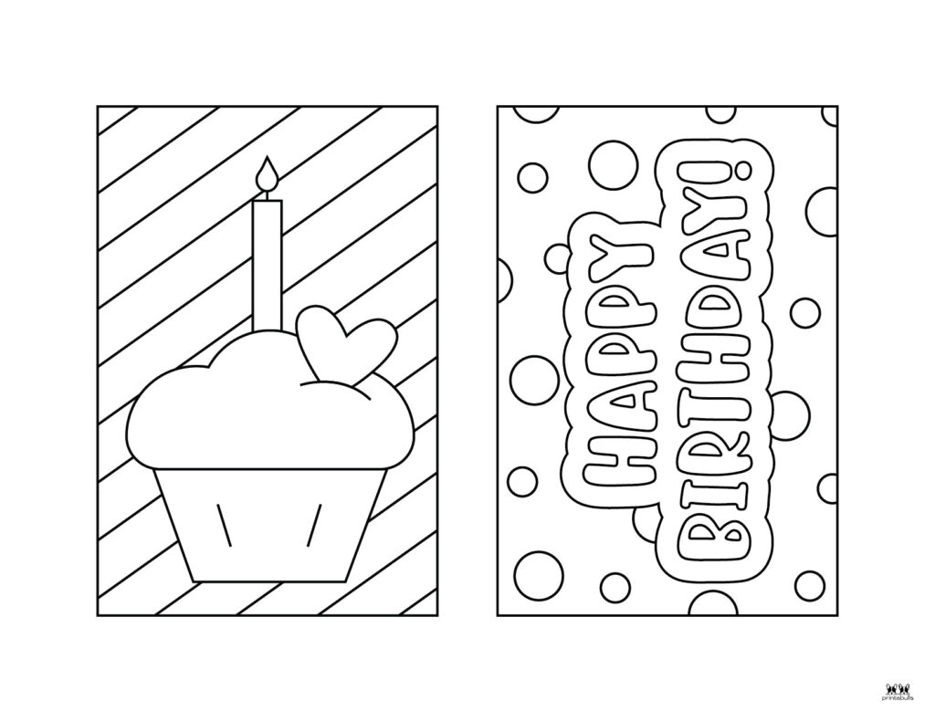 Blank Templates Printable Free Birthday Cards
