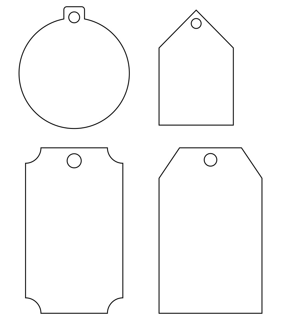 Blank Gift Tag Templates
