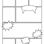 Printable Blank Comic Strip Template For Kids