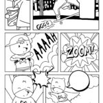 Printable Blank Comic Strip With Characters Template Comic Book