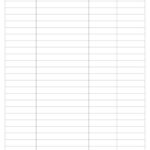 Printable Blank Guest List Templates