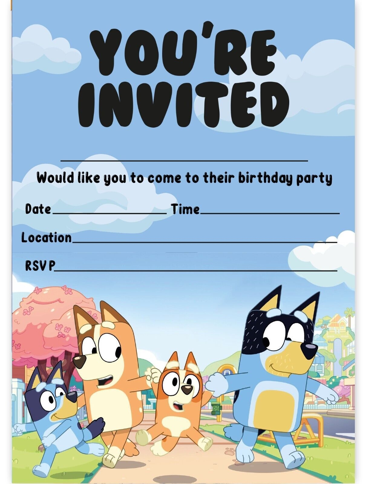 Printable Bluey Birthday Printable New Year Banners