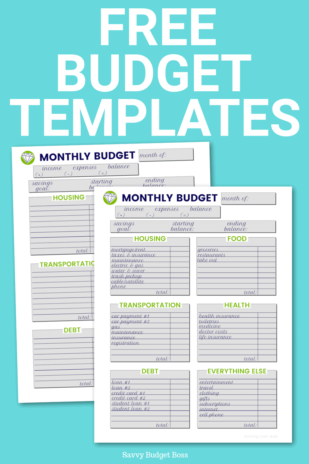 Printable Budget Templates Vrogue Co