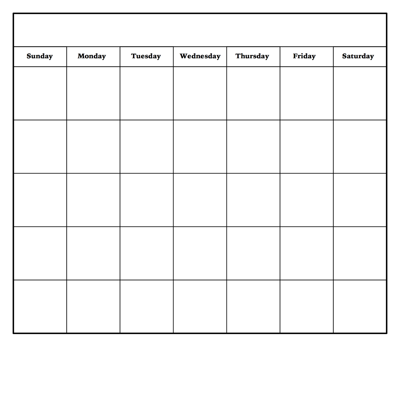 Printable Calendar