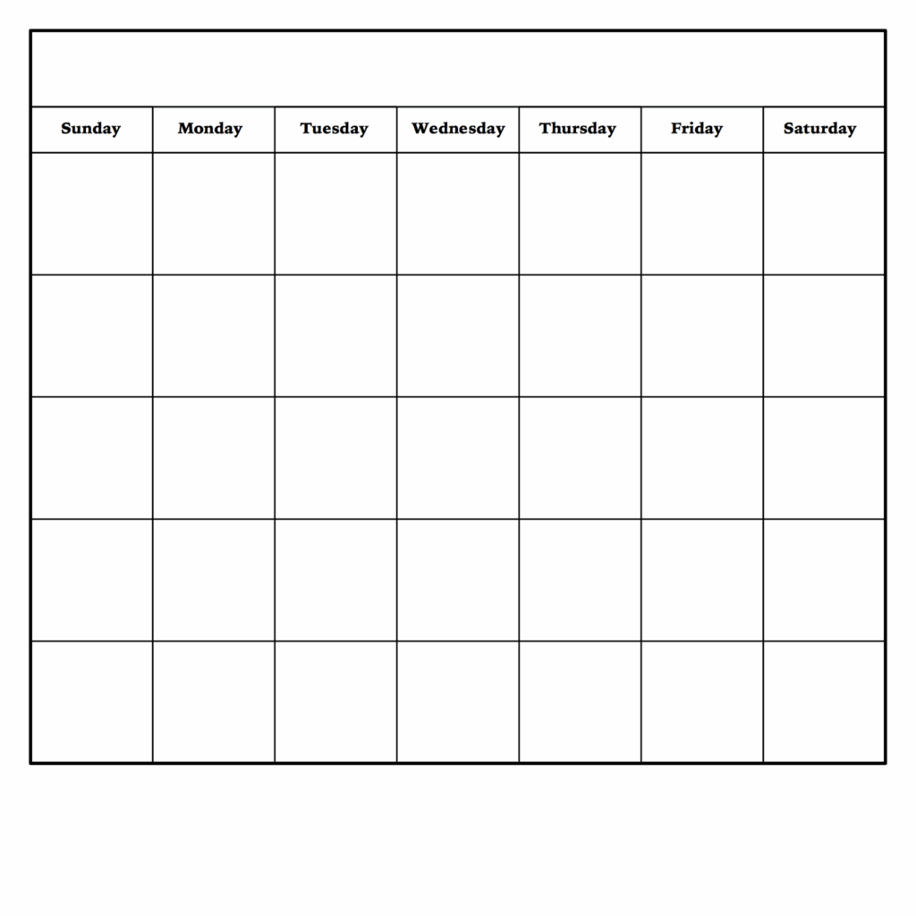Printable Calendars With Lines