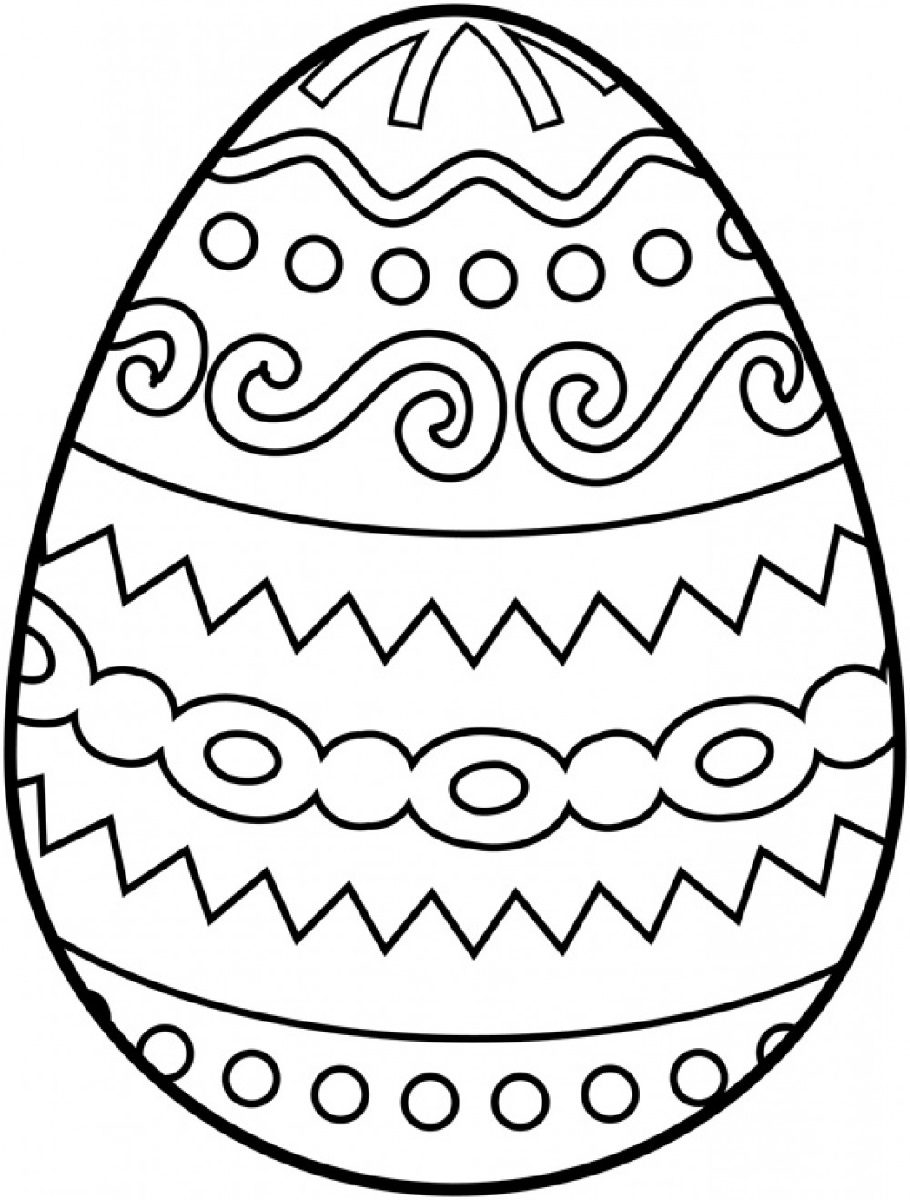 Printable Easter Egg Pattern