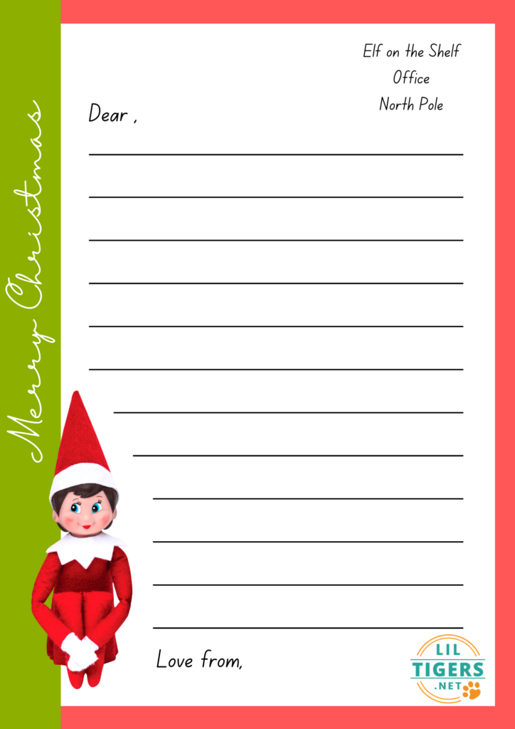 Printable Elf Letter Templates Fillable Form 2025